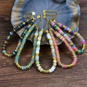 Wholesale Colorfast Agate Beaded Natural Crystal Bracelet