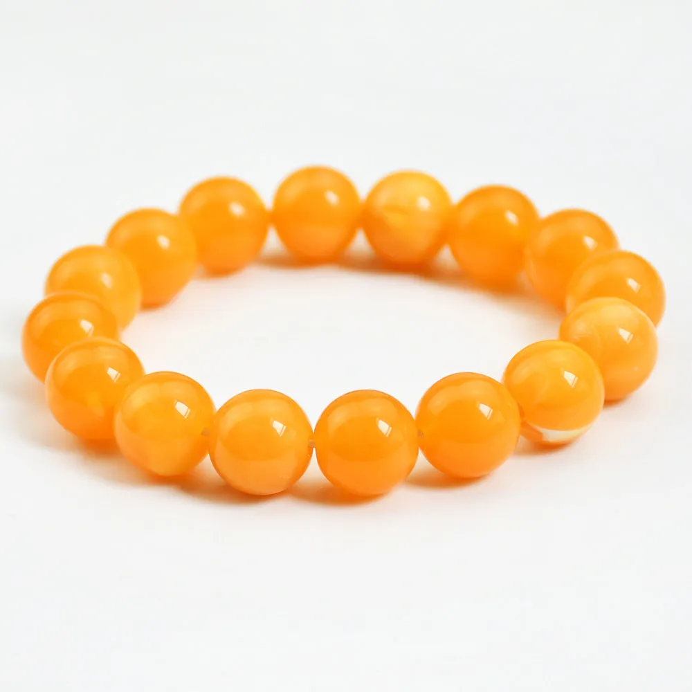 Wholesale Colorful imitation jade beads versatile niche non-fading bracelet