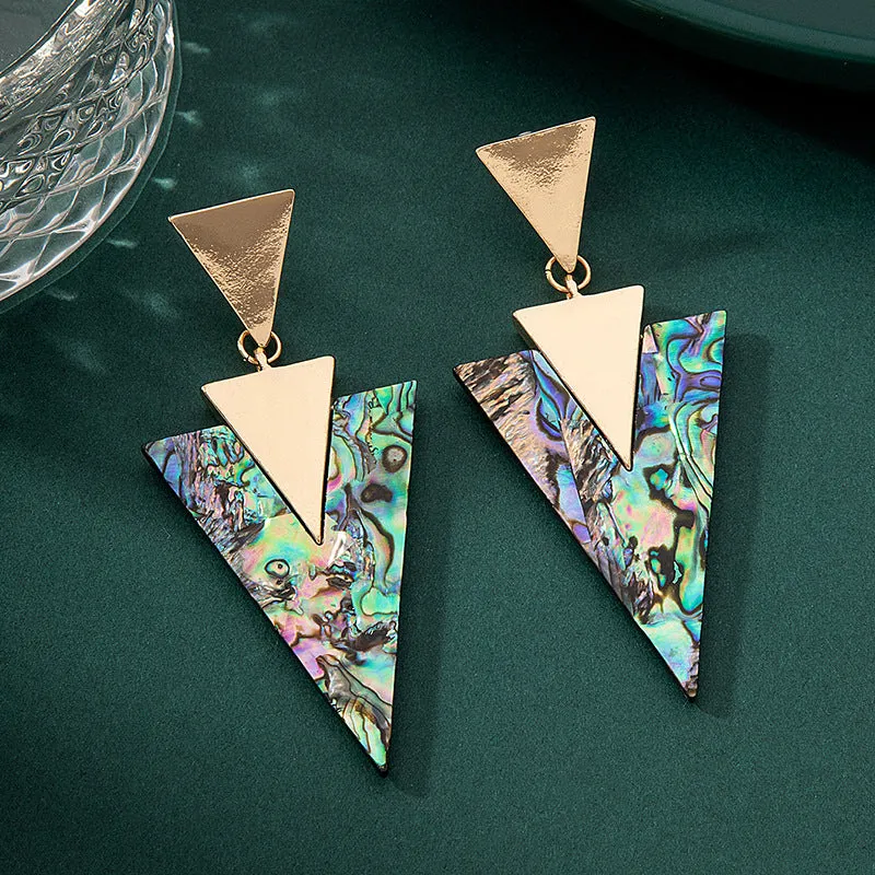 Wholesale Colorful Natural Abalone Shell Earrings
