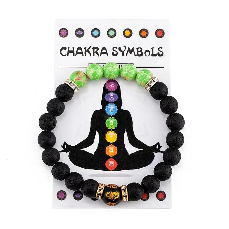 Wholesale Colorful Natural Stone Crystal Bracelet