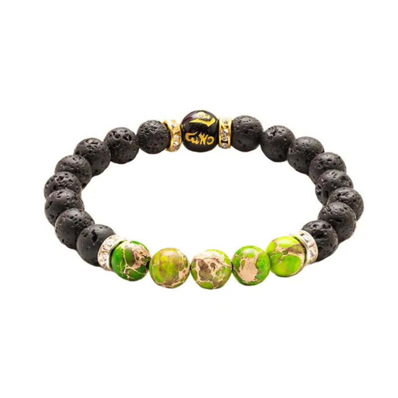 Wholesale Colorful Natural Stone Crystal Bracelet
