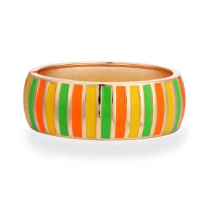 Wholesale Colorful Oil Dripping Alloy Wide Bracelet