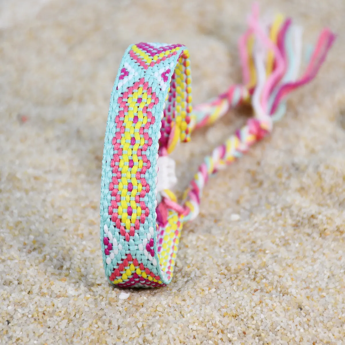 Wholesale colorful tassel lucky hand rope cross-border jewelry