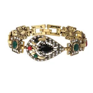 Wholesale Colorful Water Drop Alloy Bracelet