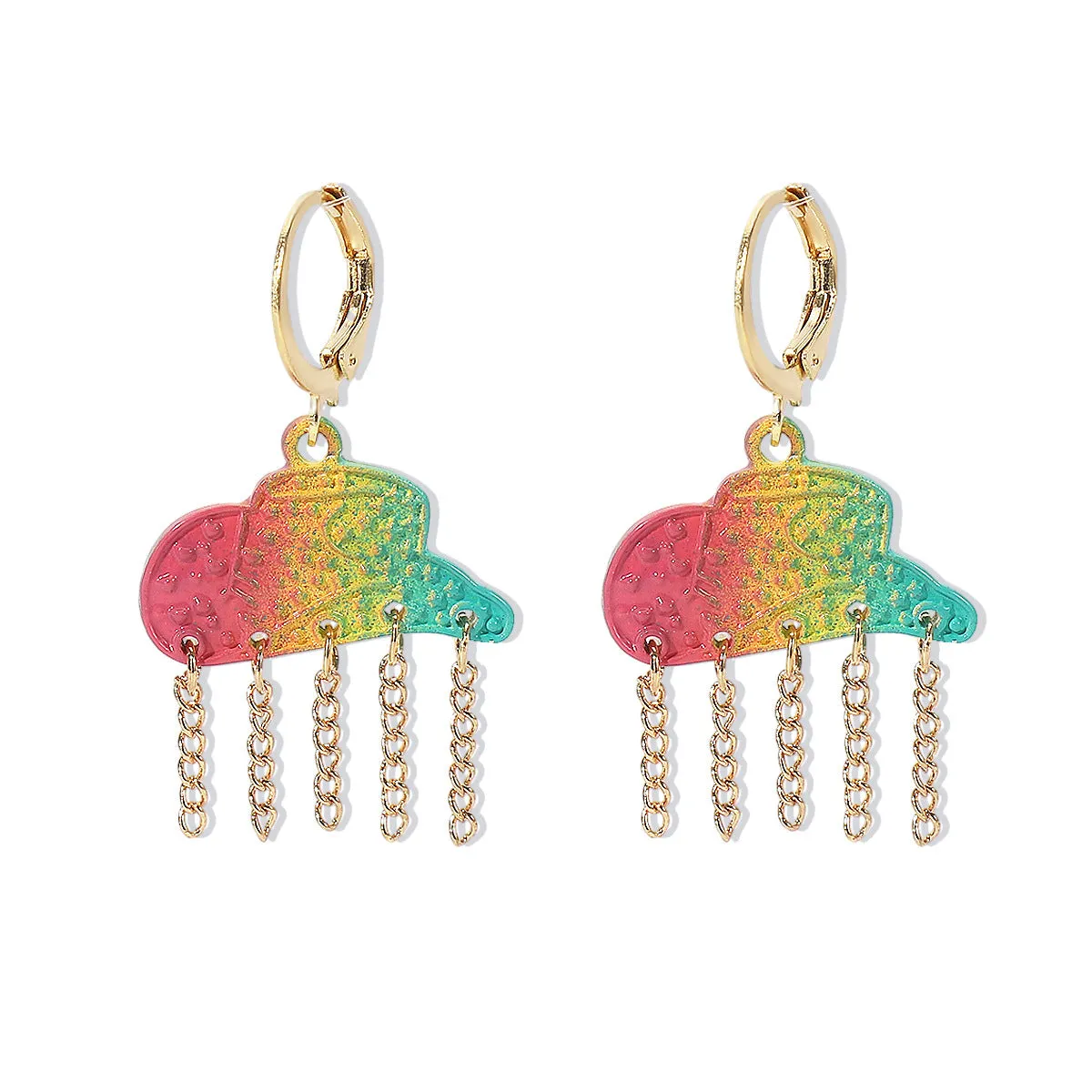 Wholesale Colorful Western Cowboy Style Hat Tassel Earrings