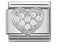 Wholesale Composable Bracelet Fan-shaped Pink Peach Heart Single 9MM Stainless Steel Elastic Bracelet