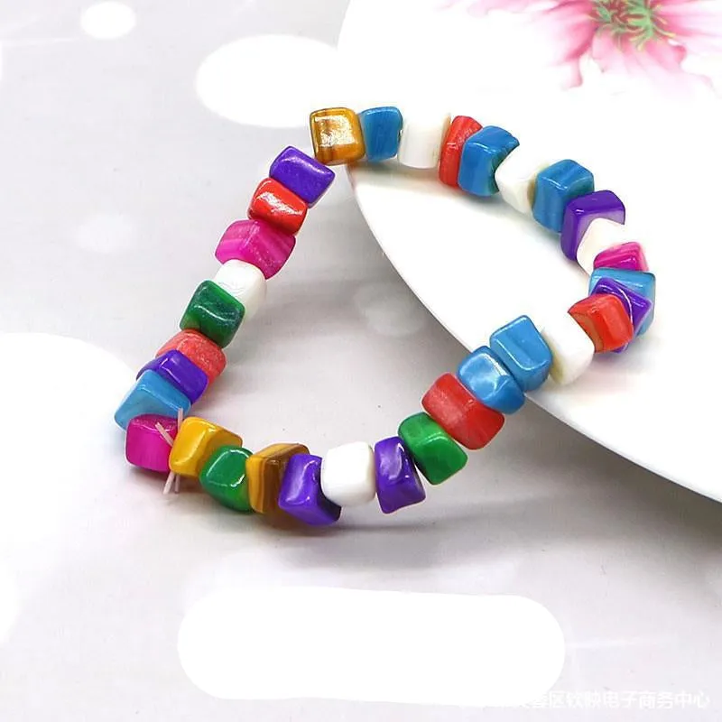 Wholesale Conch shell colorful children's gift crafts Bracelet