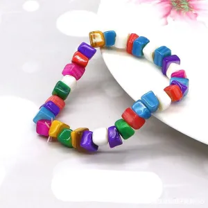 Wholesale Conch shell colorful children's gift crafts Bracelet
