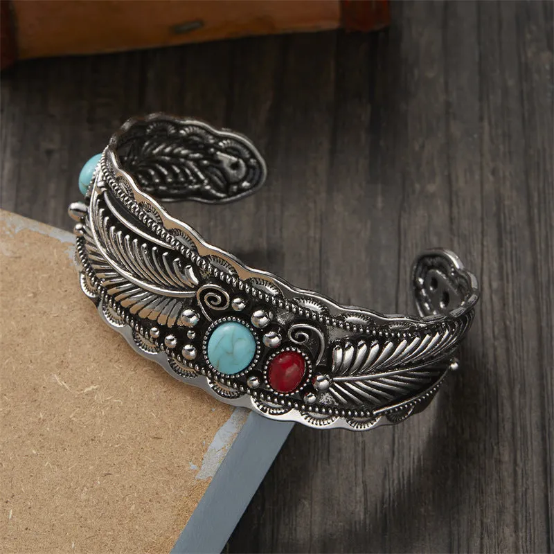 Wholesale Copper Oval Turquoise Bracelet