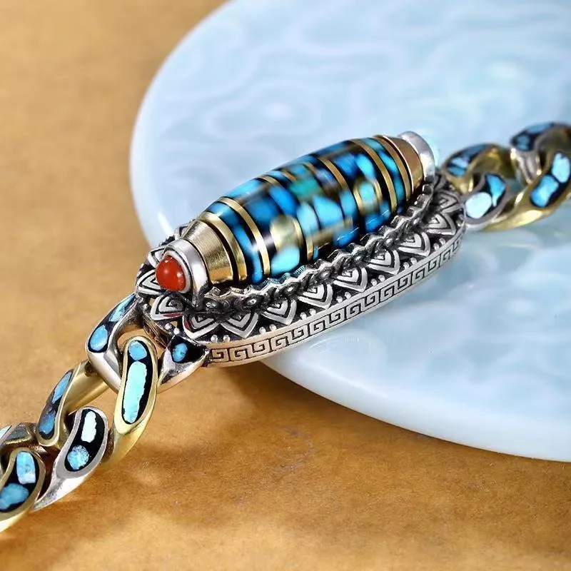 Wholesale Copper Turquoise Bracelets for Men