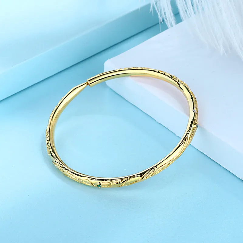 Wholesale Couple gold-plated bracelets retro children's jewelry