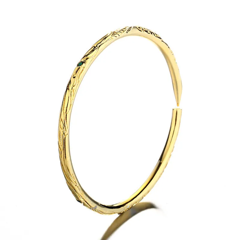 Wholesale Couple gold-plated bracelets retro children's jewelry