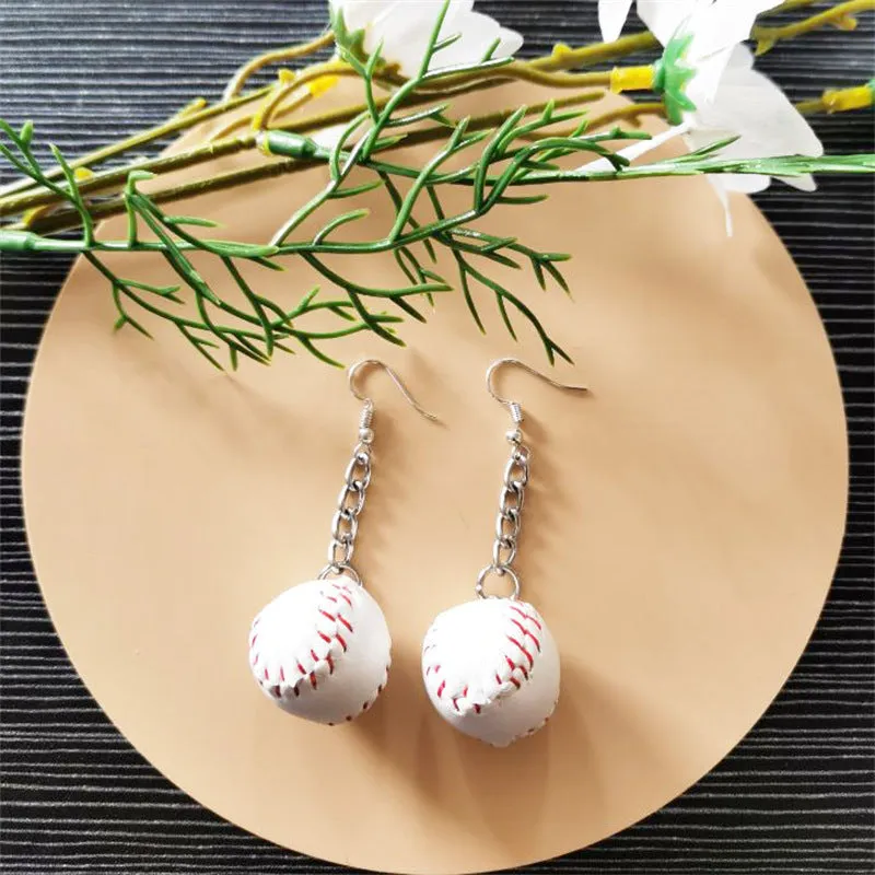 Wholesale Creative Ball Shaped Wooden Asymmetrical Earrings