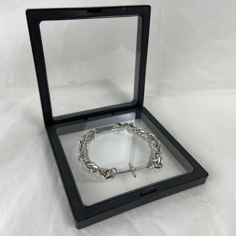Wholesale Cross Diamond-encrusted Double-layer ins Design Hip-hop Simple All-match Accessories