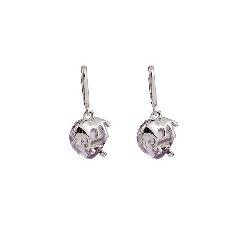 Wholesale Cross Irregular Butterfly Alloy Earrings