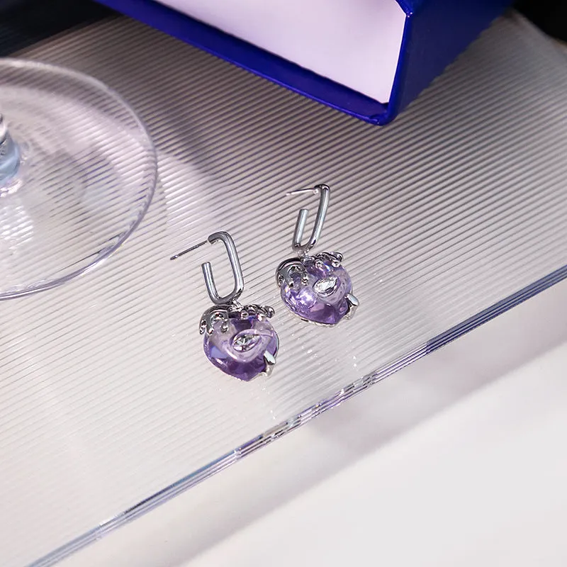Wholesale Cross Irregular Butterfly Alloy Earrings