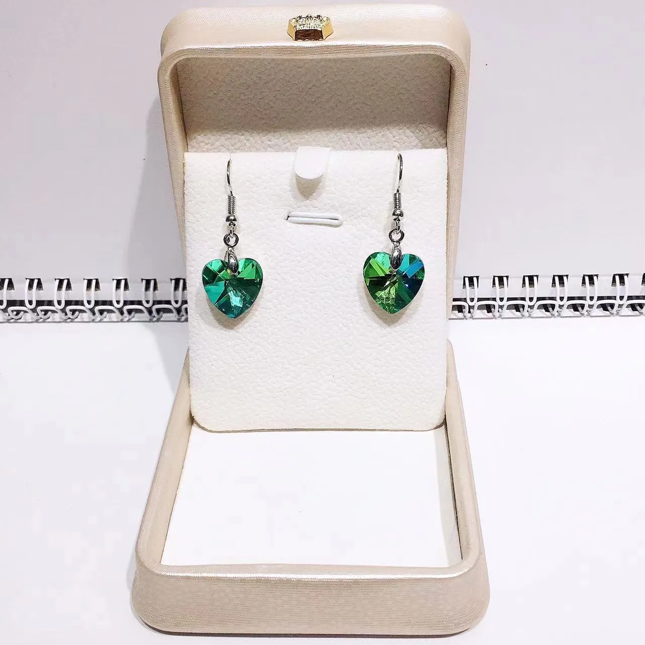 Wholesale Crystal Fashion Women's Ocean Star Heart Pendant Earrings