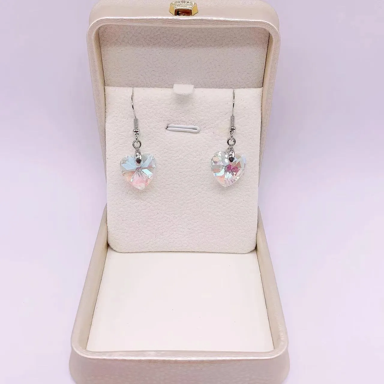Wholesale Crystal Fashion Women's Ocean Star Heart Pendant Earrings