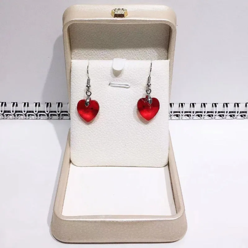Wholesale Crystal Fashion Women's Ocean Star Heart Pendant Earrings