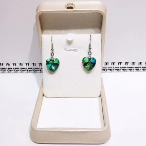 Wholesale Crystal Fashion Women's Ocean Star Heart Pendant Earrings