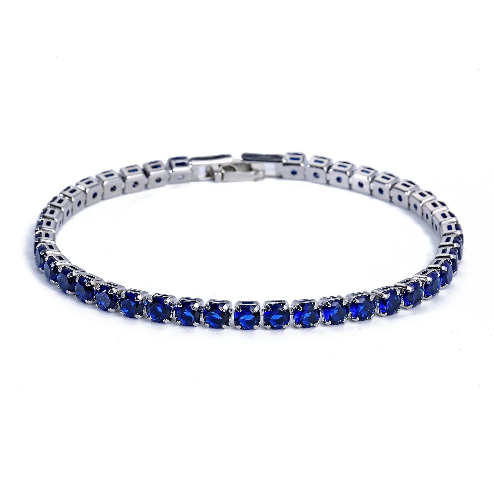 Wholesale Crystal Rose Gold Colored Zirconia Bracelet