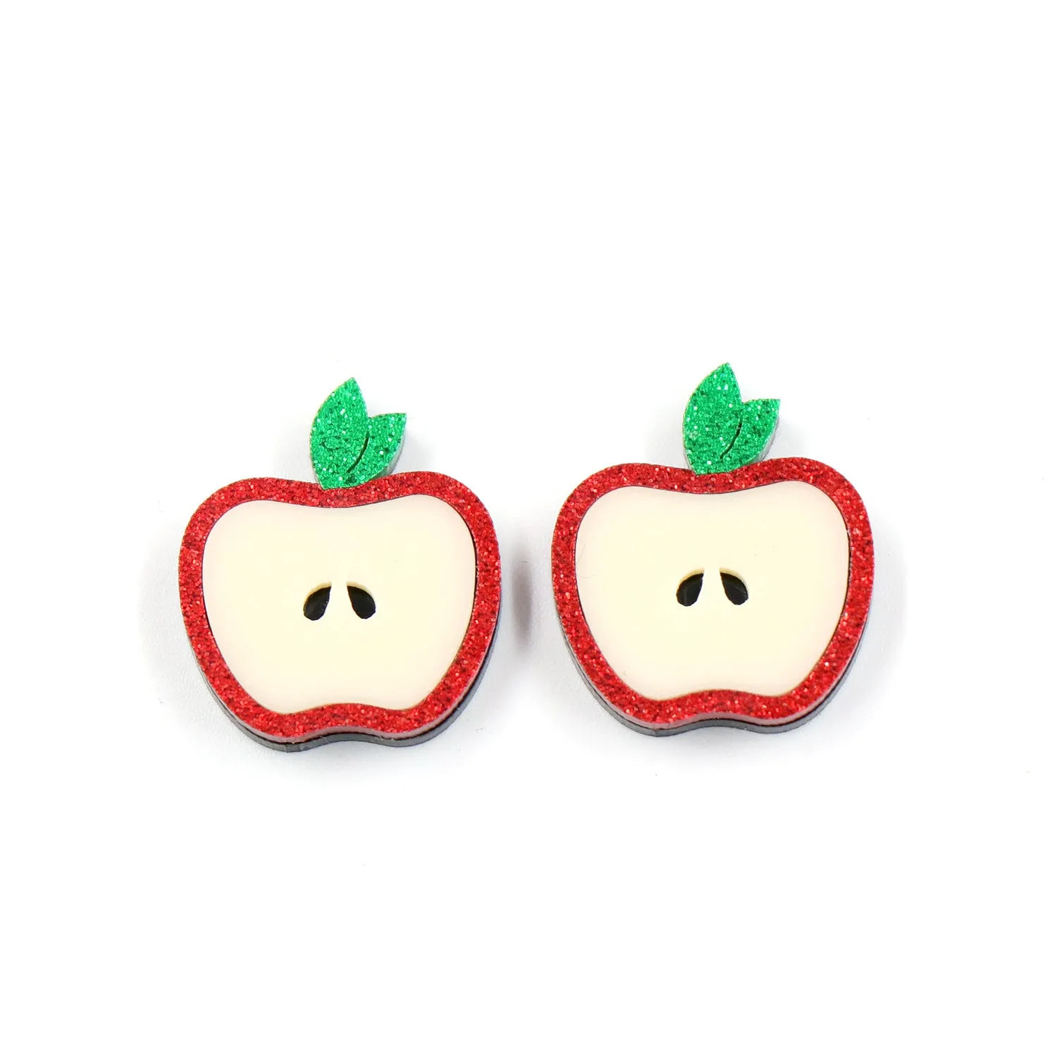 Wholesale Cute Apple Christmas Teacher's Day Acrylic Earrings