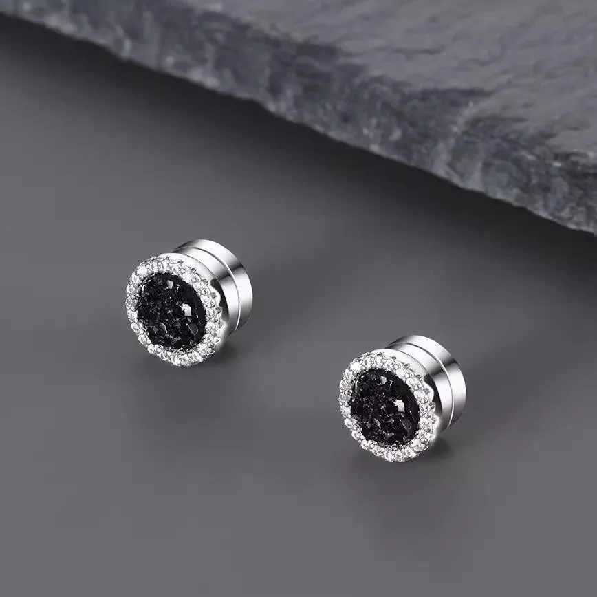Wholesale Dazzling Magnetic Ear Clips for Men High-end and Elegant Earrings