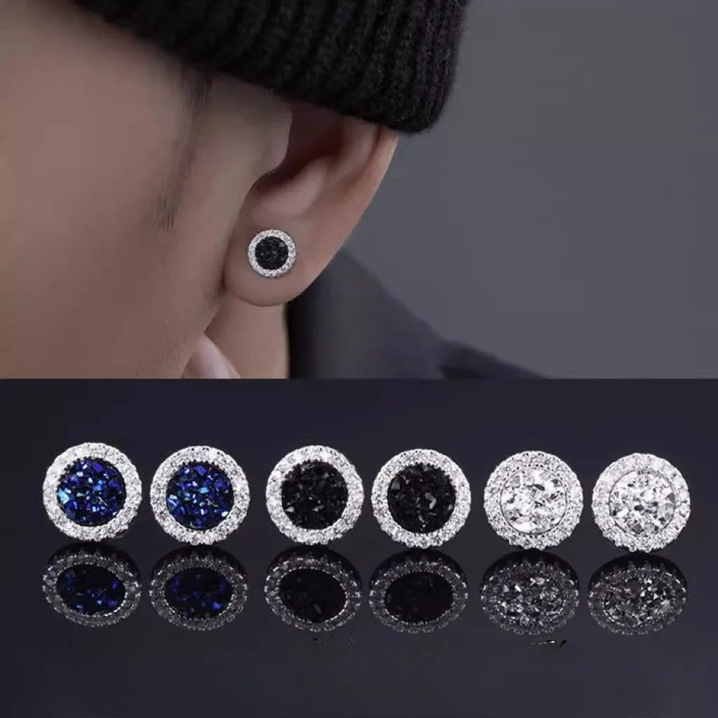 Wholesale Dazzling Magnetic Ear Clips for Men High-end and Elegant Earrings