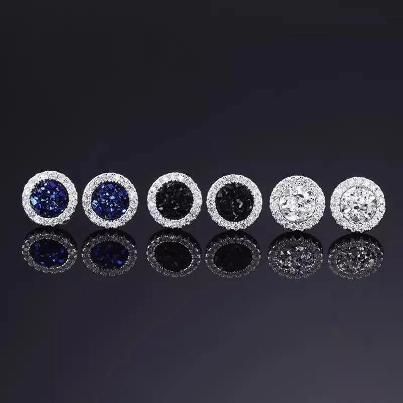 Wholesale Dazzling Magnetic Ear Clips for Men High-end and Elegant Earrings