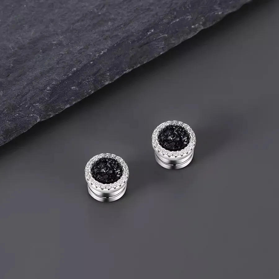 Wholesale Dazzling Magnetic Ear Clips for Men High-end and Elegant Earrings