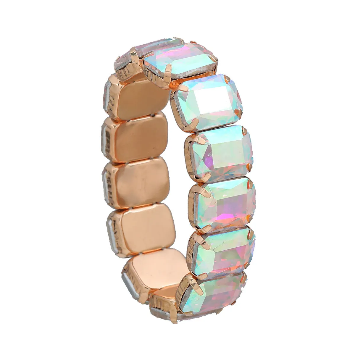 Wholesale Diamond Retractable Elastic Punk Bracelet