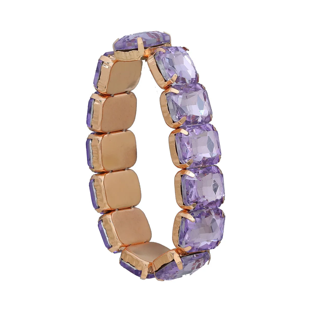 Wholesale Diamond Retractable Elastic Punk Bracelet