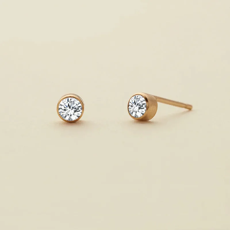 Wholesale Diamond Set Colored Rhinestone Stainless Steel Earbones Earrings