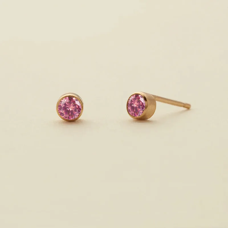 Wholesale Diamond Set Colored Rhinestone Stainless Steel Earbones Earrings