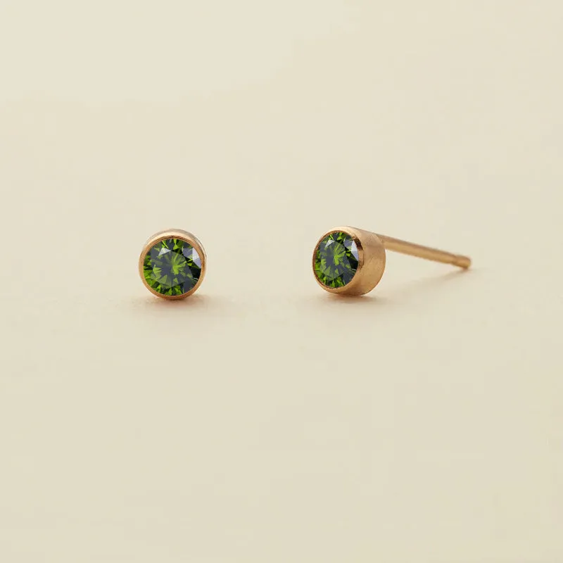 Wholesale Diamond Set Colored Rhinestone Stainless Steel Earbones Earrings