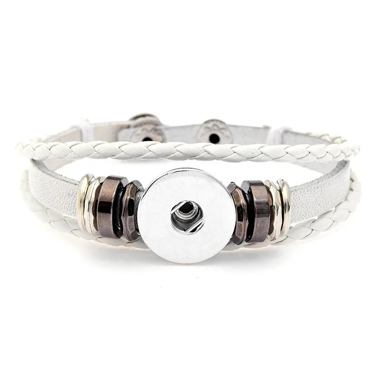 Wholesale DIY Noosa Leather Woven Bracelets