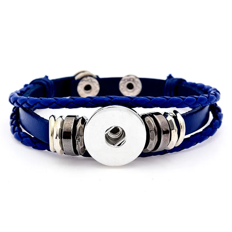 Wholesale DIY Noosa Leather Woven Bracelets