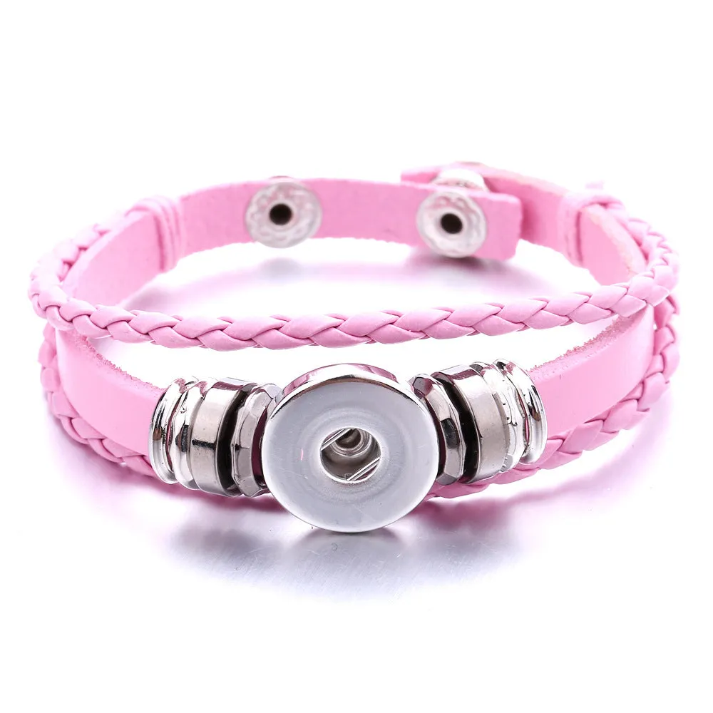 Wholesale DIY Noosa Leather Woven Bracelets