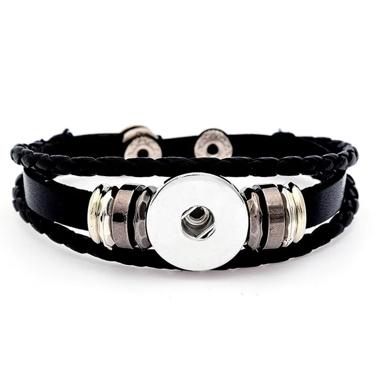 Wholesale DIY Noosa Leather Woven Bracelets