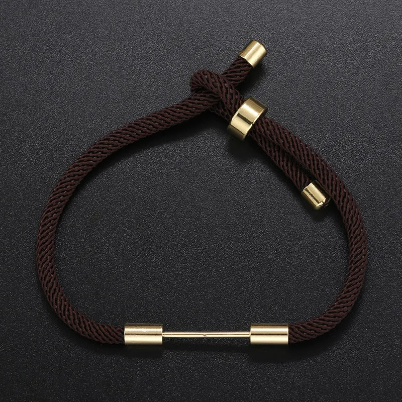 Wholesale DIY Woven Semi-finished Rope Bracelets