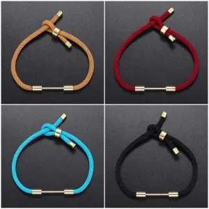 Wholesale DIY Woven Semi-finished Rope Bracelets