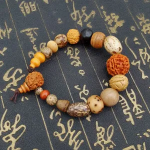 Wholesale Duobao Bodhi Eighteen Seeds Bracelet