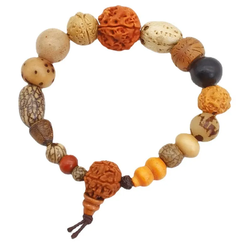 Wholesale Duobao Bodhi Eighteen Seeds Bracelet