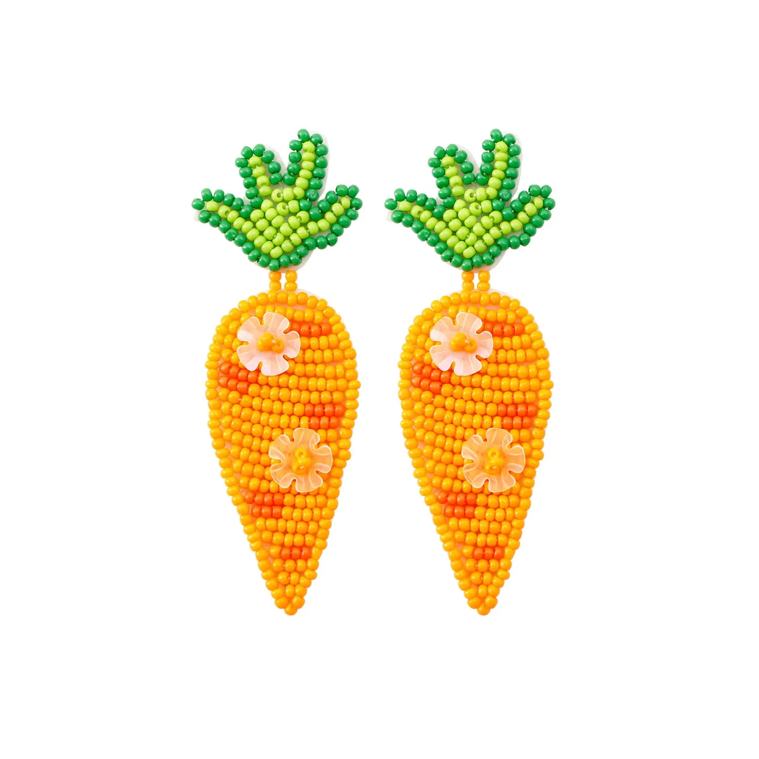 Wholesale Easter Beads Carrot Earrings