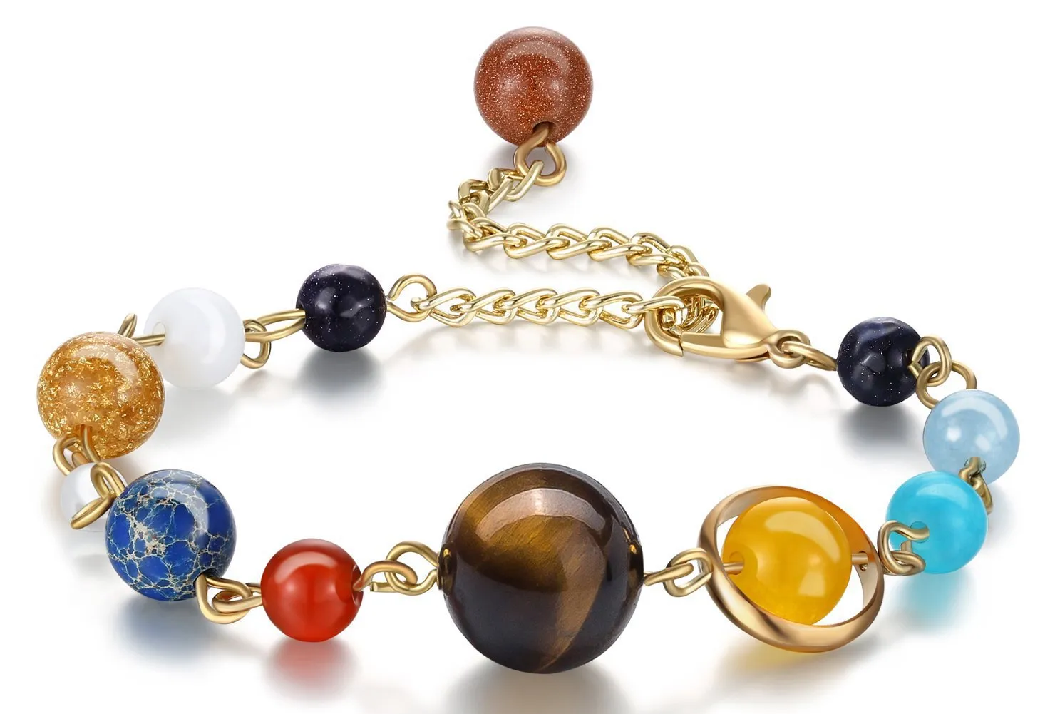 Wholesale Eight Planets Onyx Bracelets
