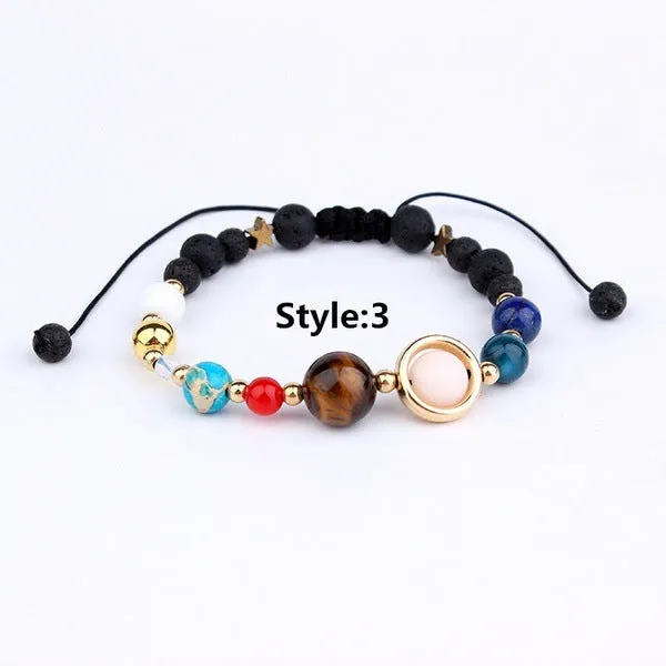 Wholesale Eight Planets Resin Bracelets