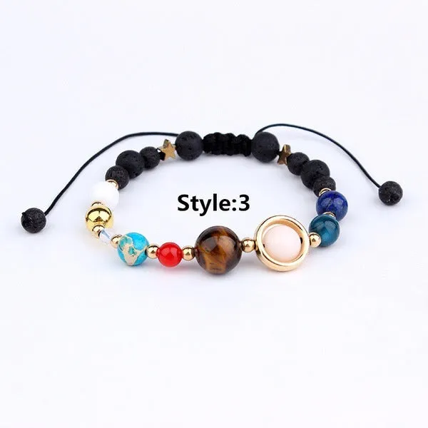 Wholesale Eight Planets Resin Bracelets