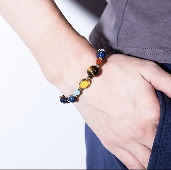 Wholesale Eight Planets Resin Bracelets