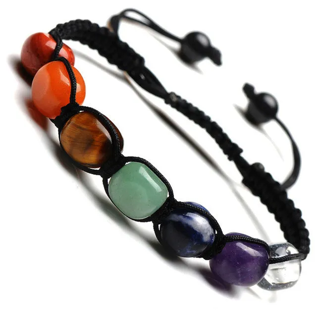 Wholesale Eight Planets Volcanic Stone Natural Agate Bracelet