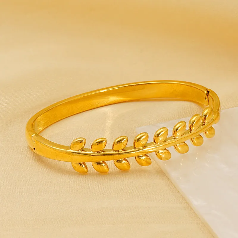 Wholesale Electroplating non-fading titanium steel bracelet buckle bracelet